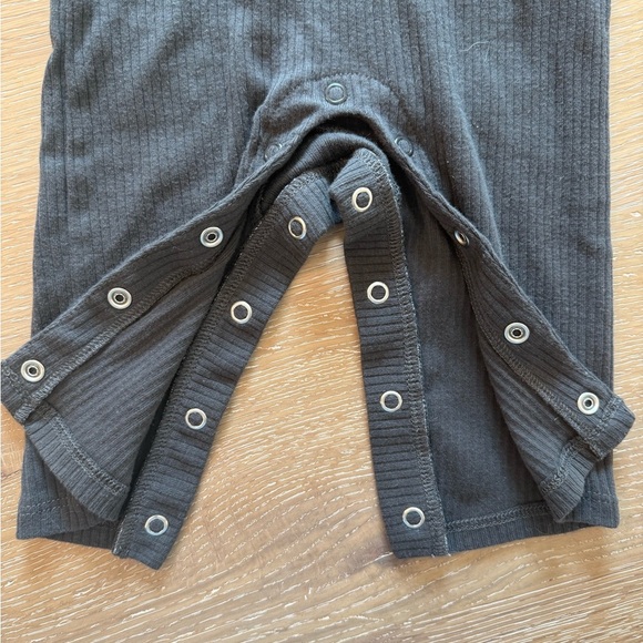 Carter's Charcoal Baby Romper - Picture 4 of 4